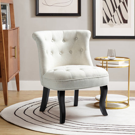 Luxury Wingback Tufted Chair