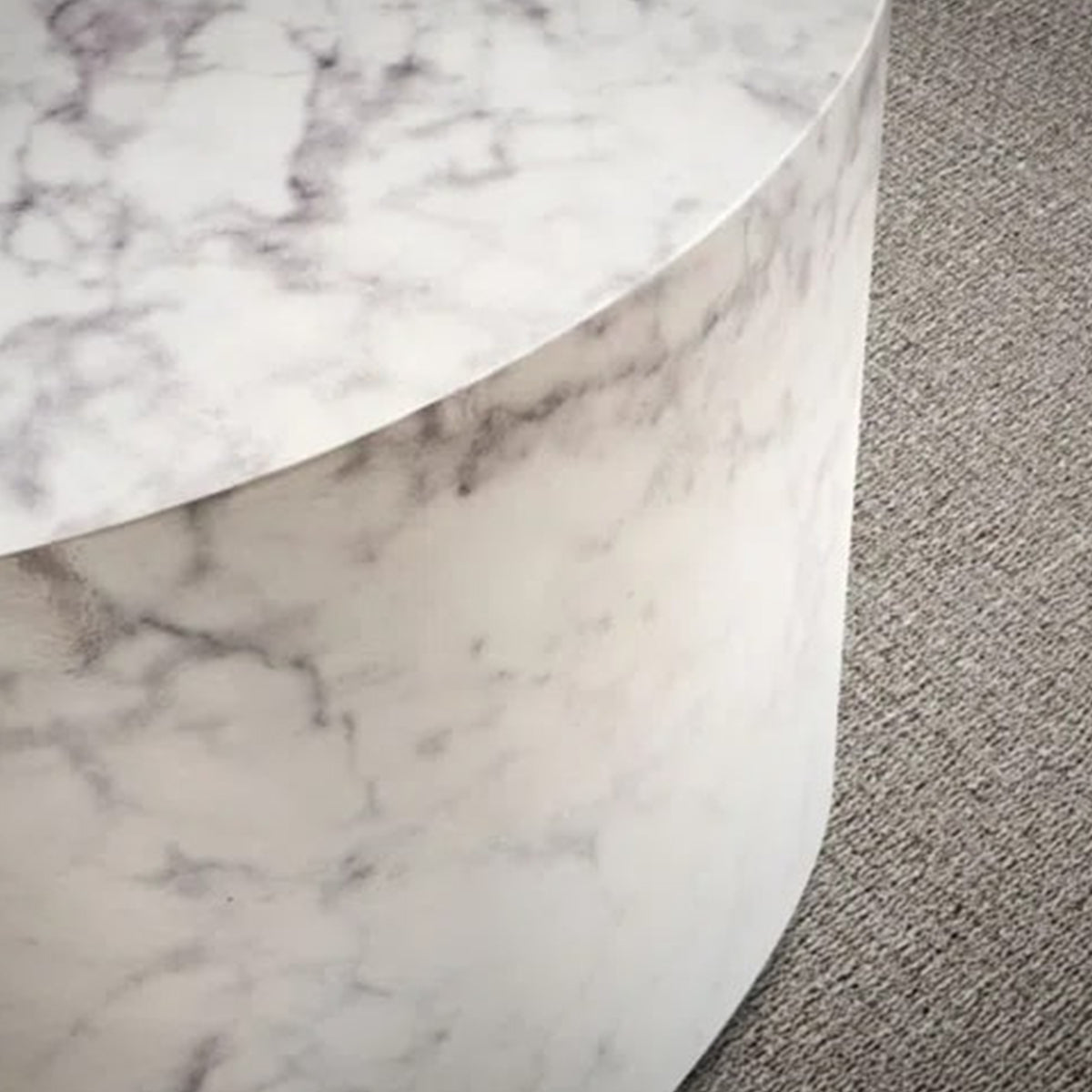 Marble Design Wooden Coffee Table