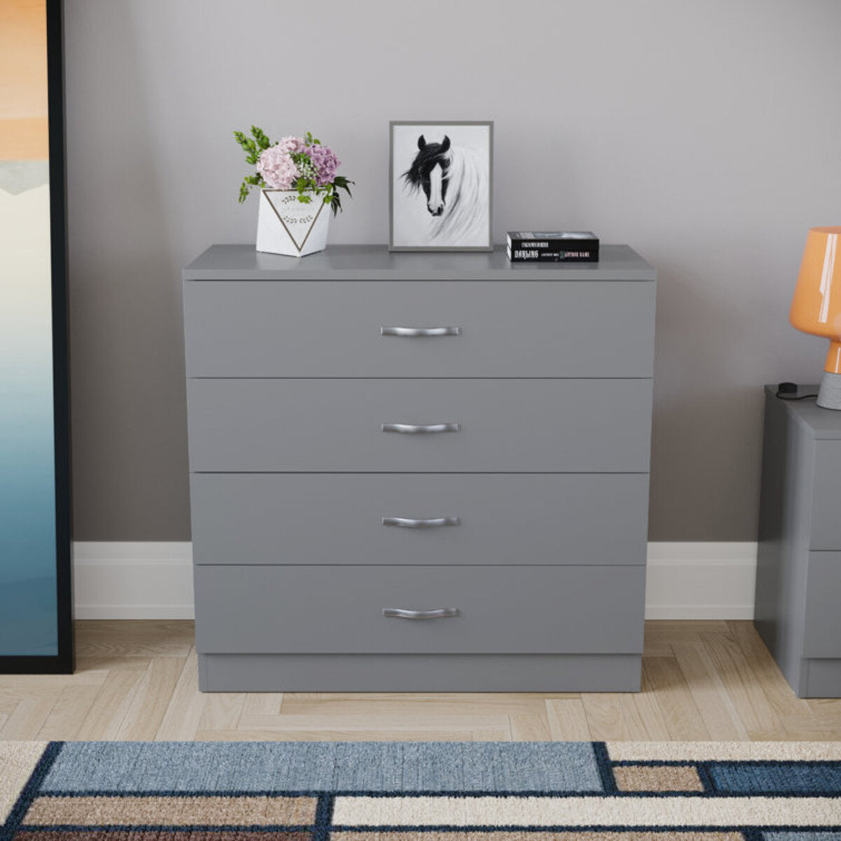 Modern Maybery 4 Drawer Chest