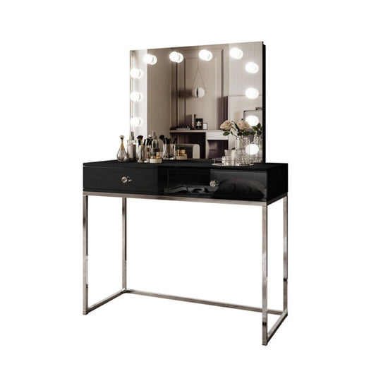 Two Drawer Dressing Table With Mirror
