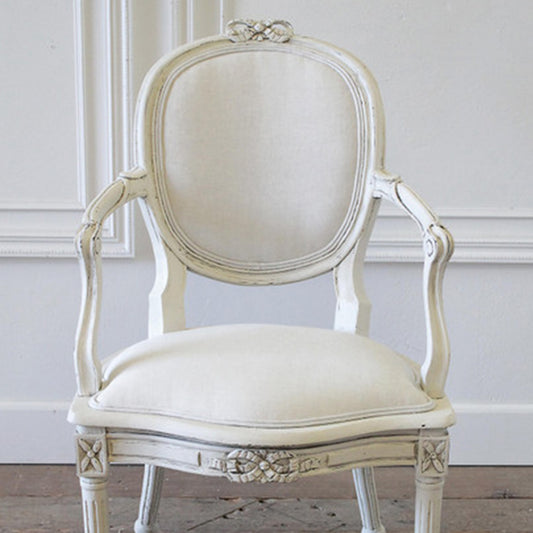 Modern Wooden Upholstered Armchair