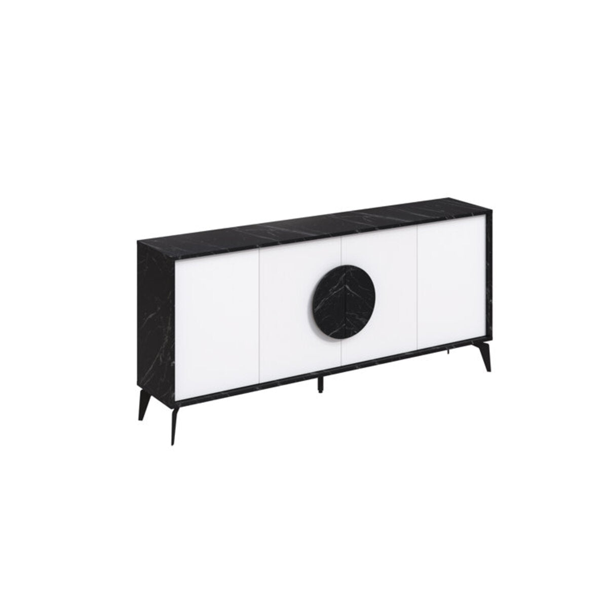 Natural Wooden Finish Sideboard