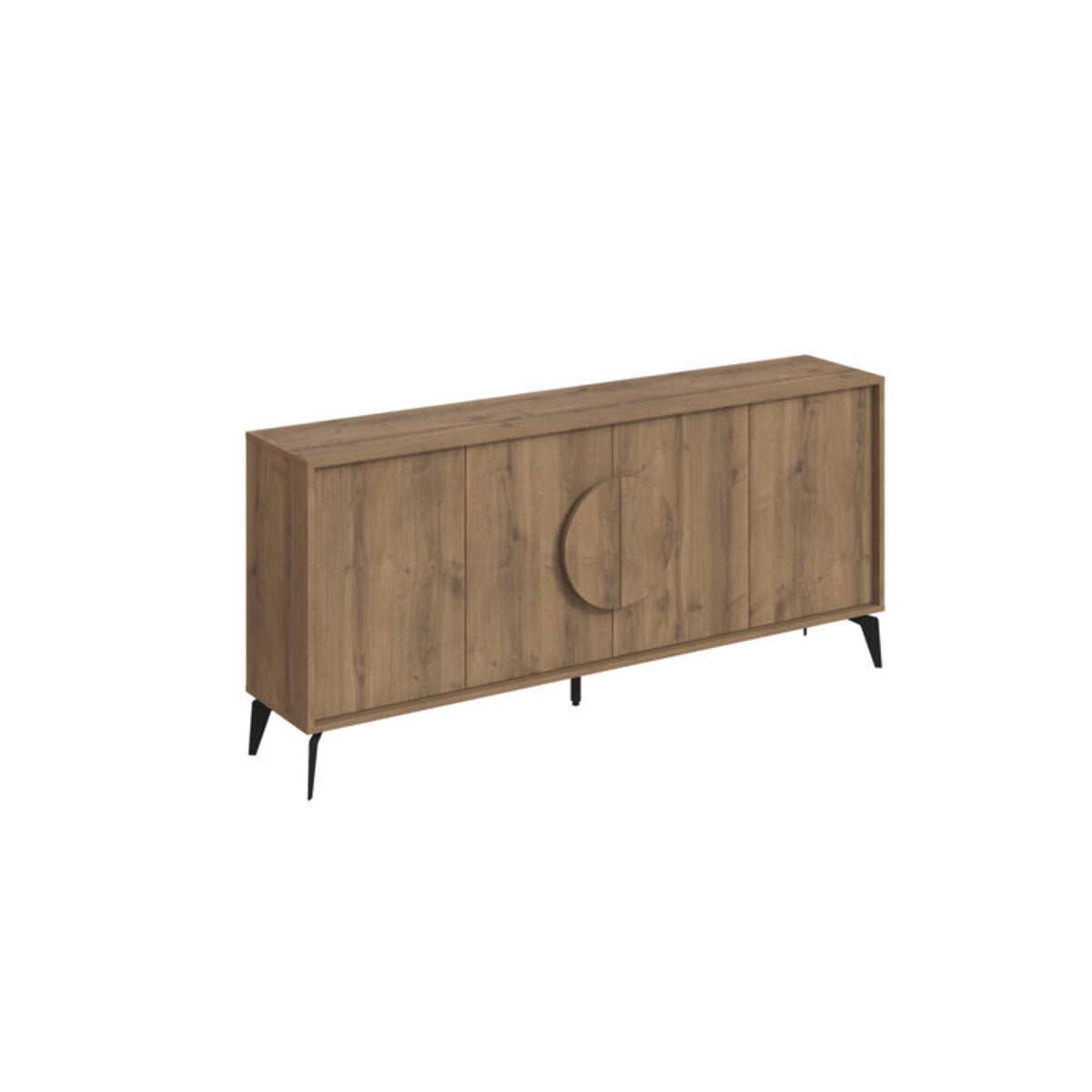 Natural Wooden Finish Sideboard