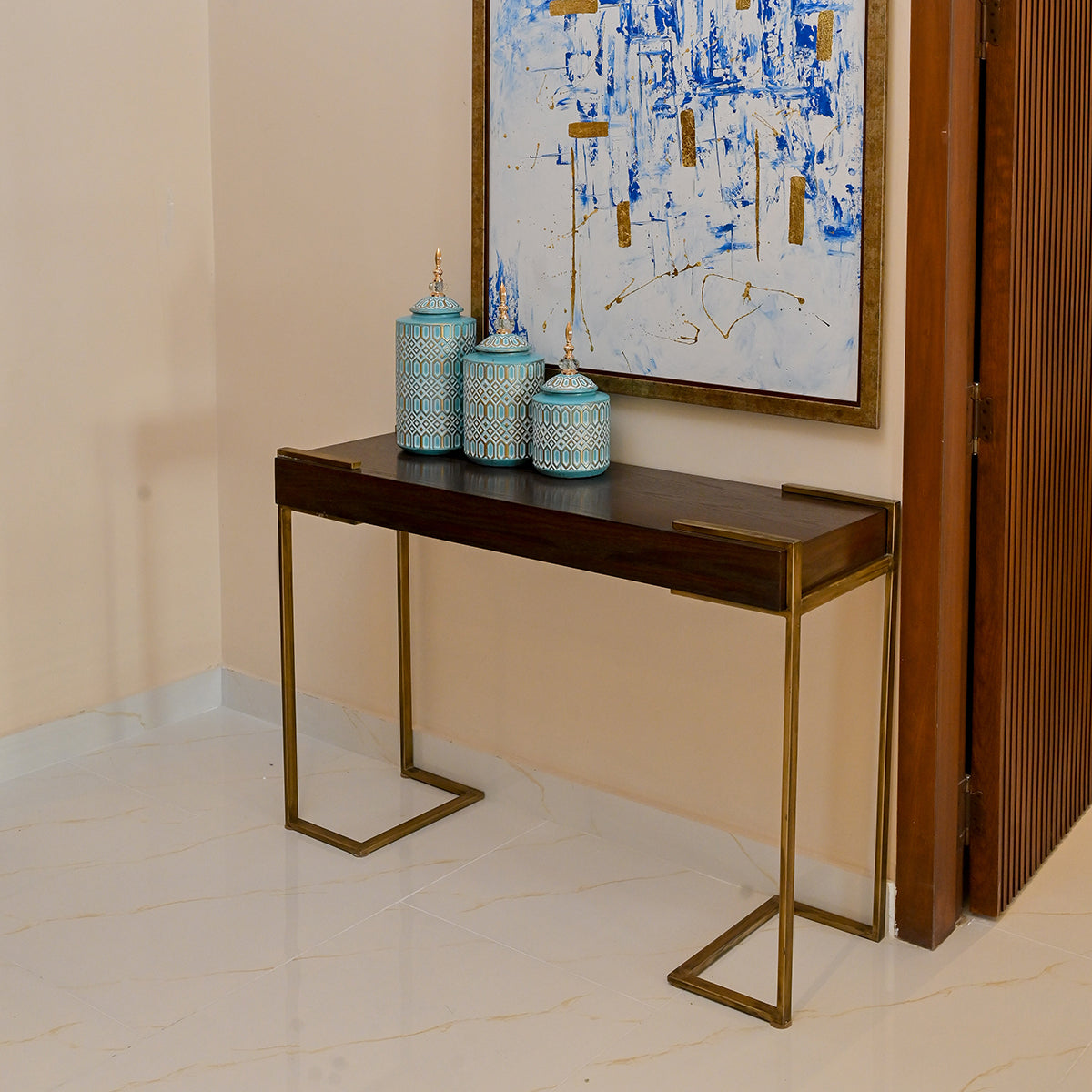 Modern Tubular Console Table
