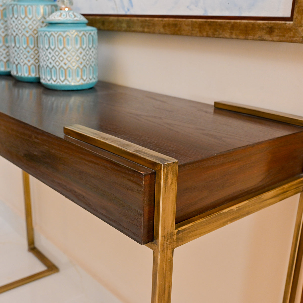 Modern Tubular Console Table