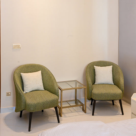 Textured Barrel Chair