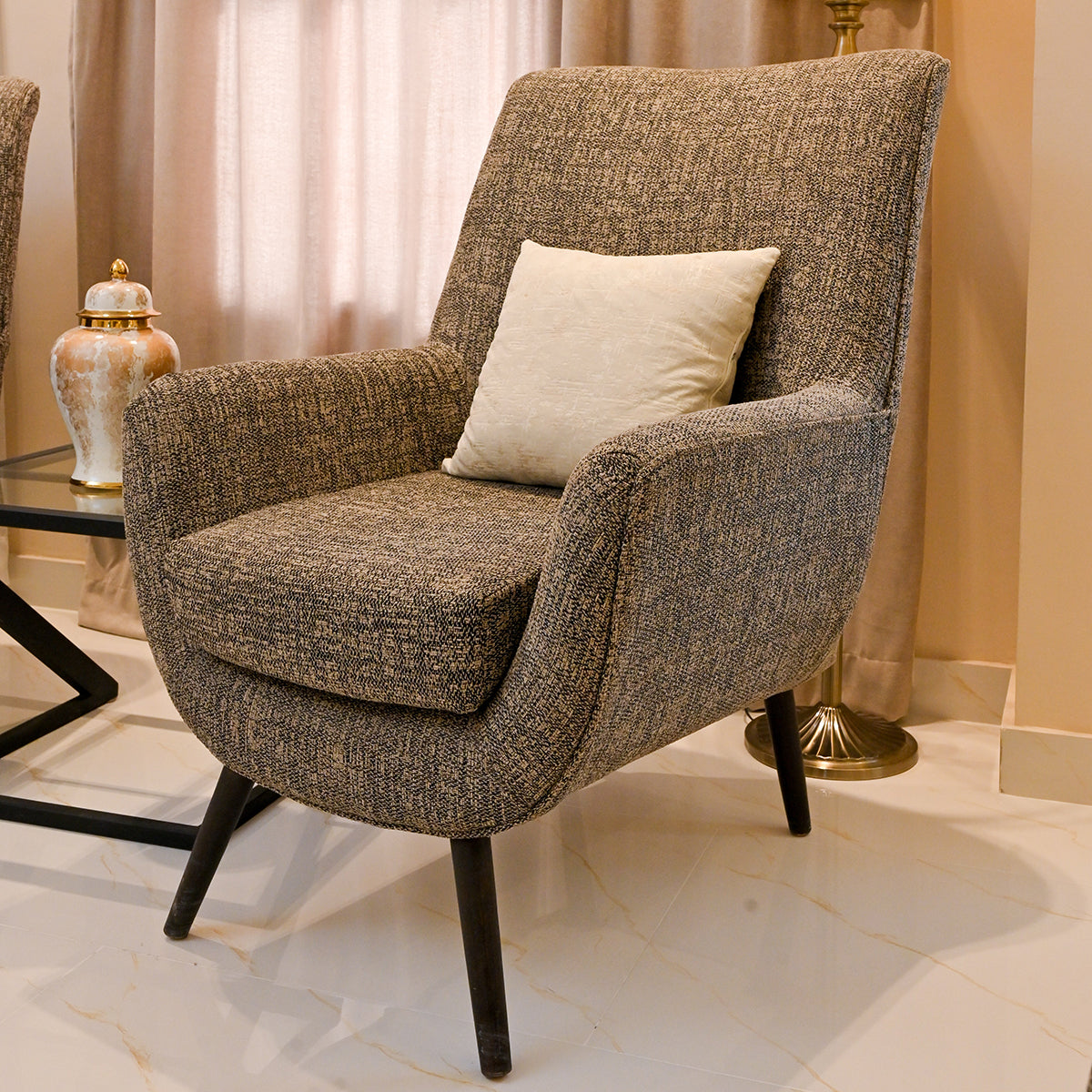 Textured Lounge Chair