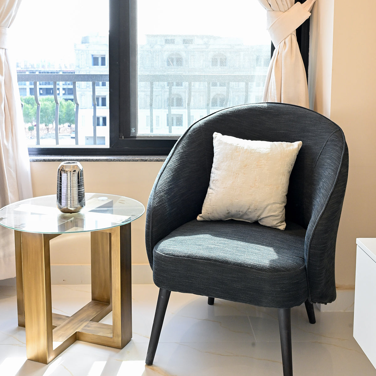 Classy Barrel Chair