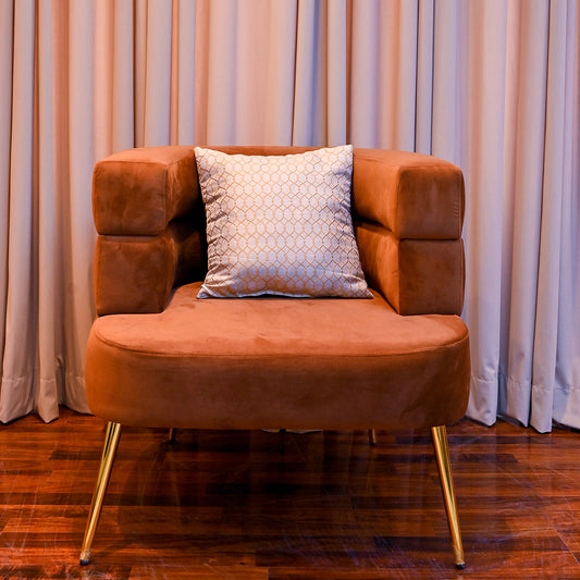 Low Backrest Barrel Chair