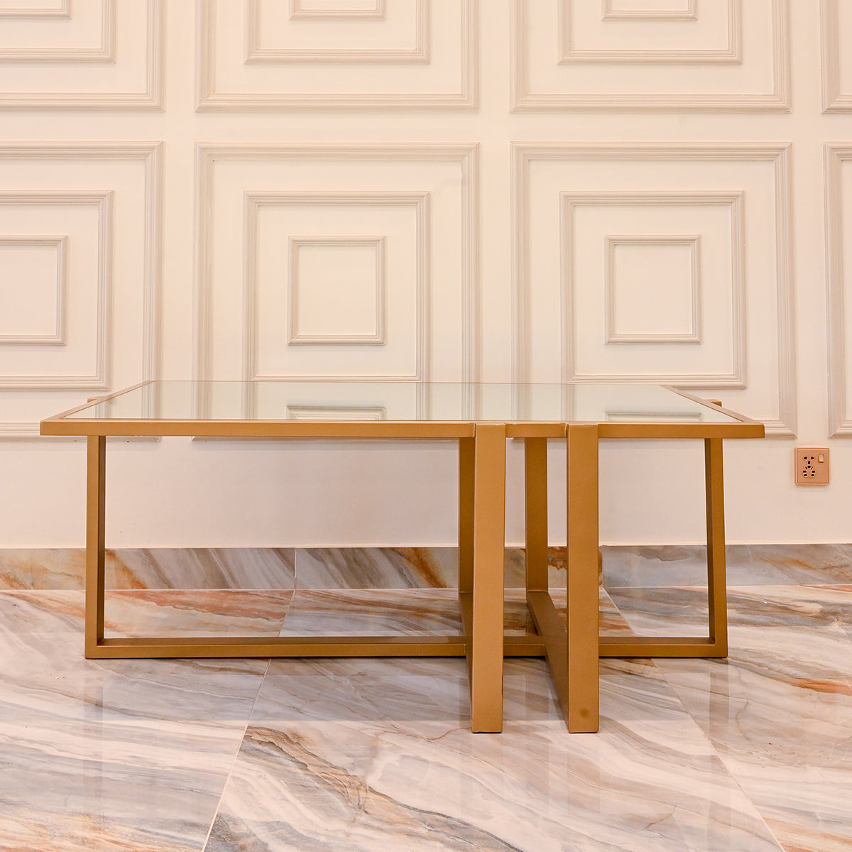 Glass Tier Coffee Table