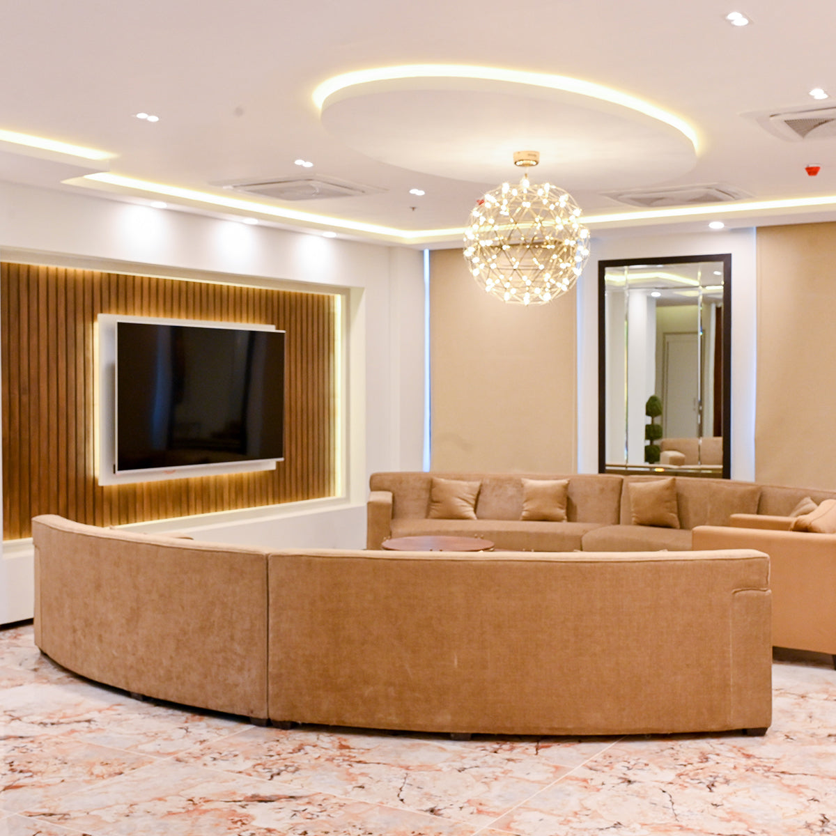 Curved Sectional Sofa