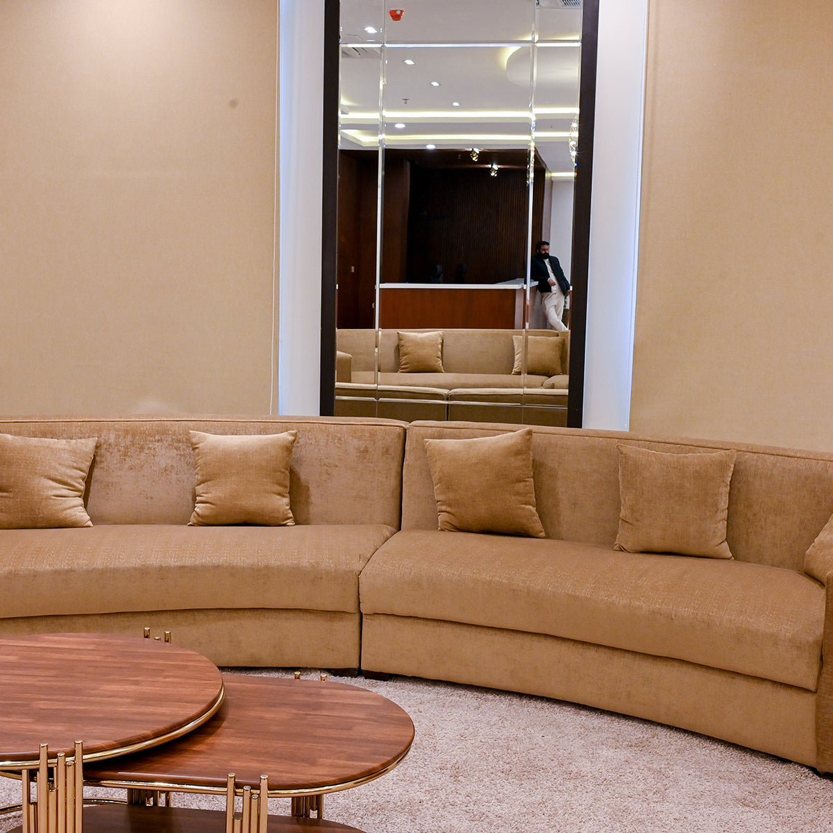 Curved Sectional Sofa