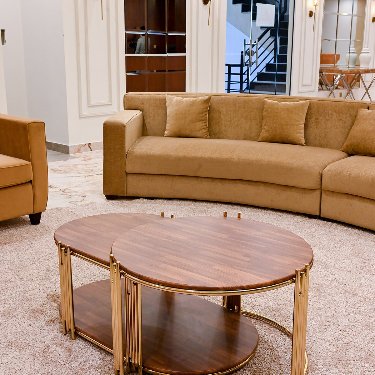 Curved Sectional Sofa