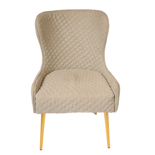 Quilted Pattern Accent Chair