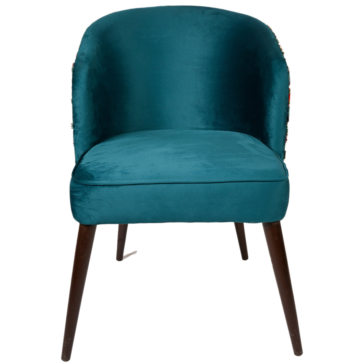 Floral Back Accent Chair