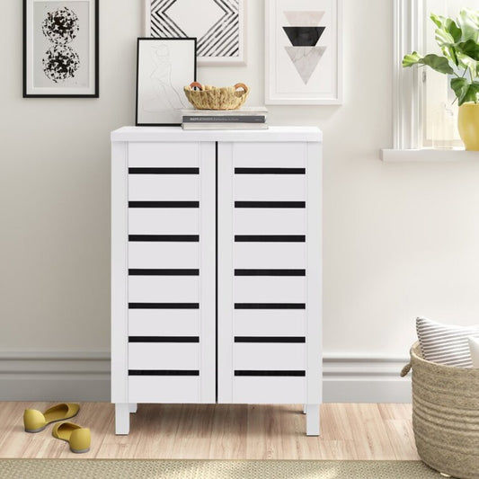 Osvaldo 8 Pair Shoe Storage Cabinet