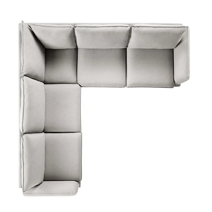 Corner Sofa With Metal Legs