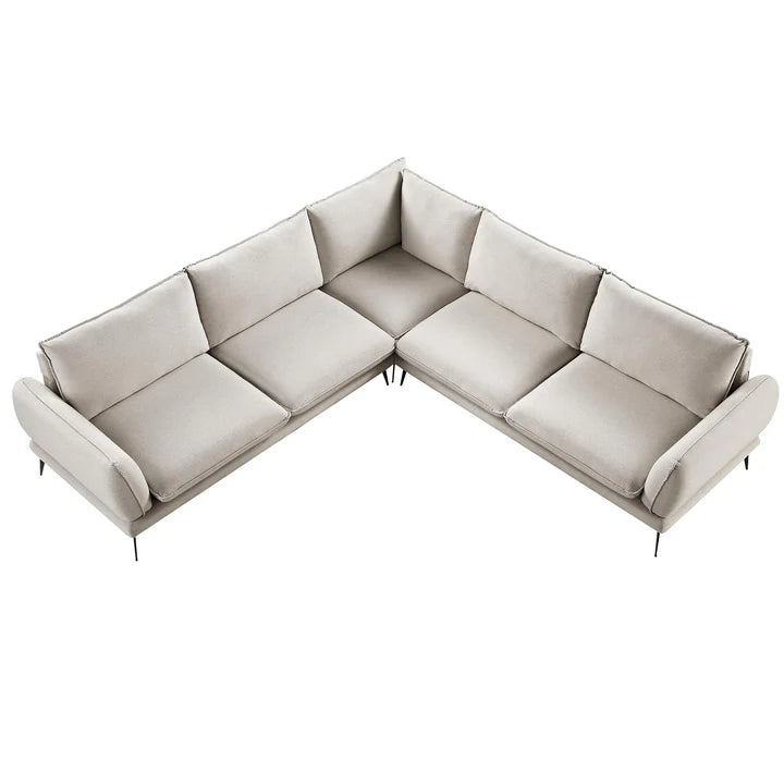 Corner Sofa With Metal Legs
