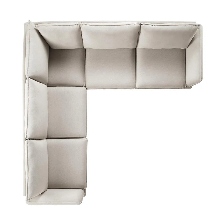 Corner Sofa With Metal Legs