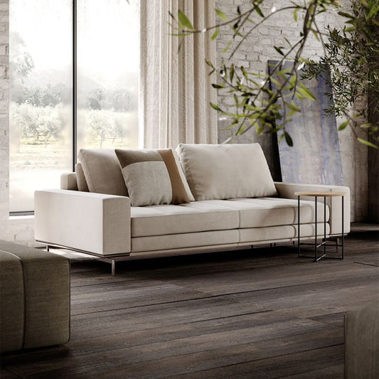 Sofa With Square Track Arms