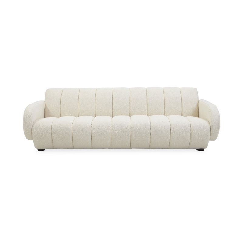 Upholstered Sofa With Channel Tufting