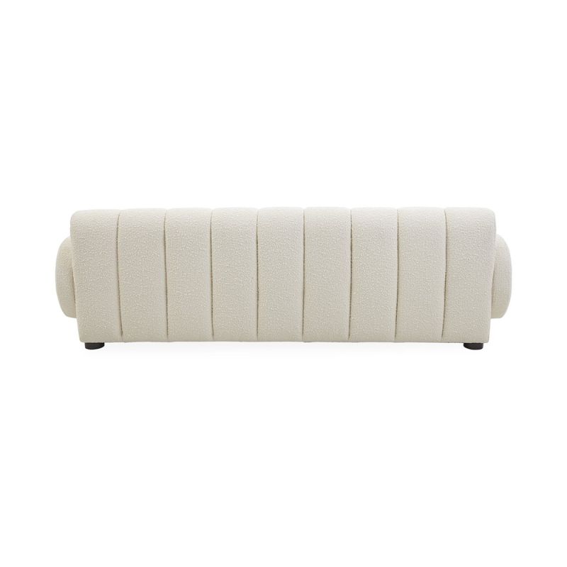 Upholstered Sofa With Channel Tufting
