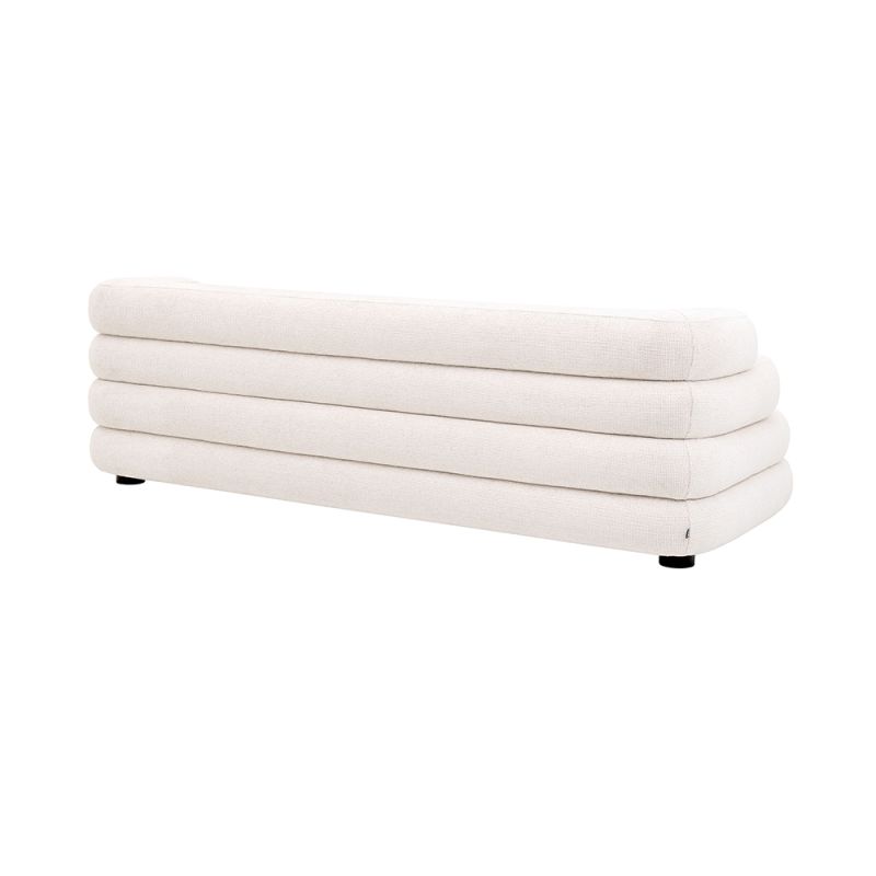 Curved Panel Tufted Sofa