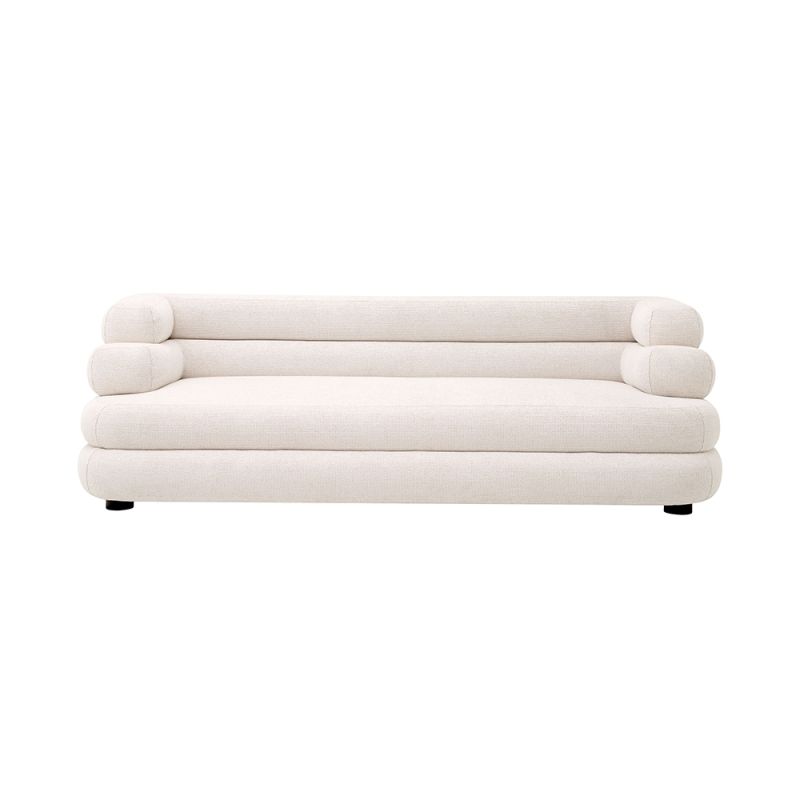 Curved Panel Tufted Sofa