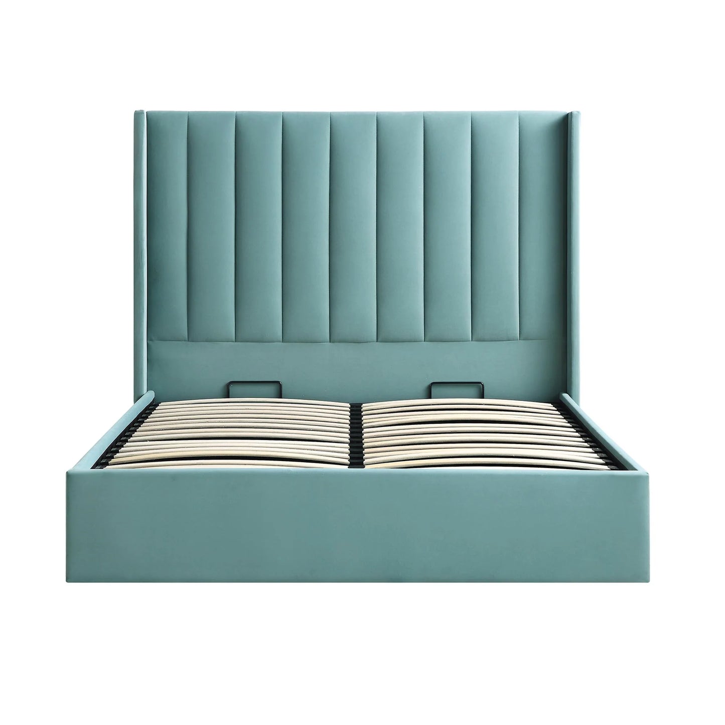 Wingback Silhouette Upholstered Bed