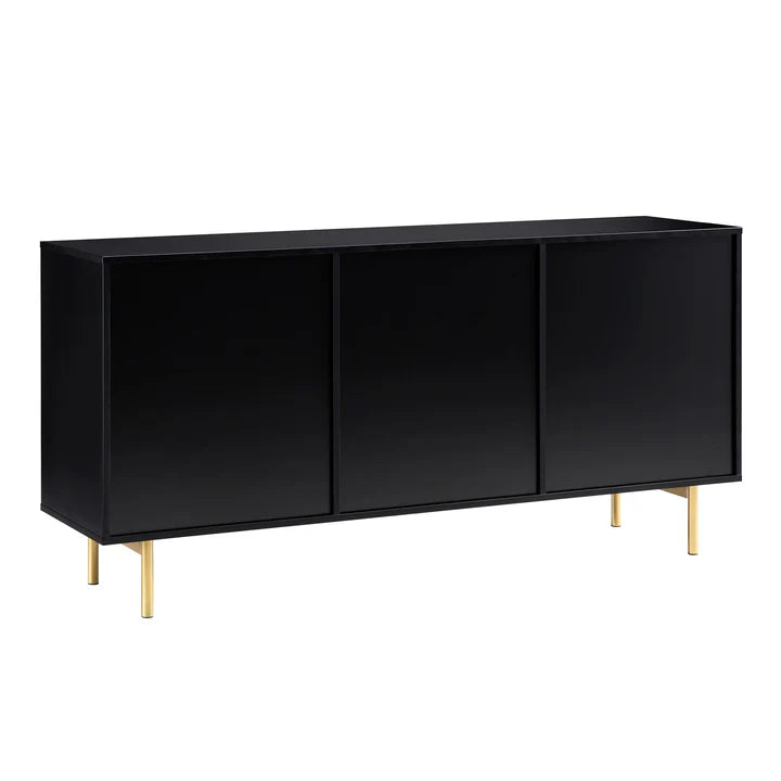Sideboard With Gold Handles & Legs