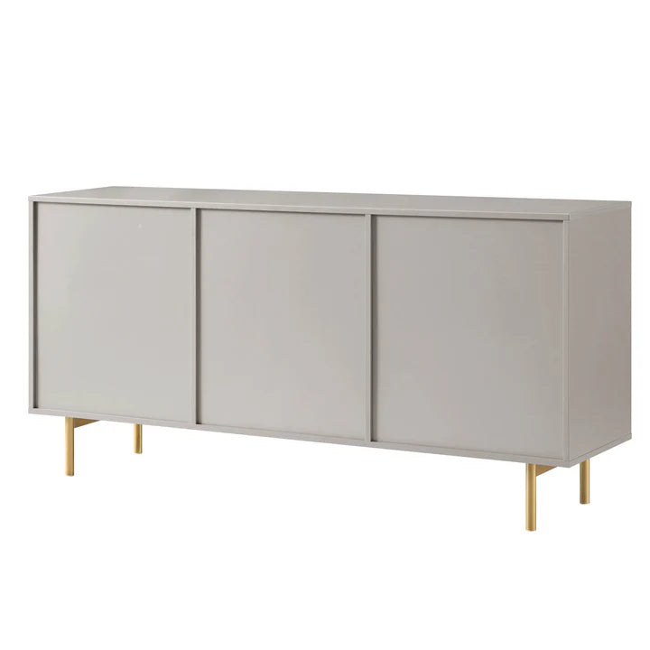 Sideboard With Gold Handles & Legs