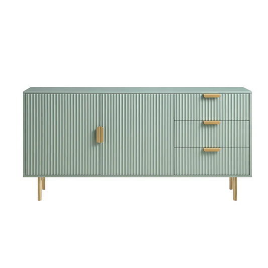 Sideboard With Gold Handles & Legs