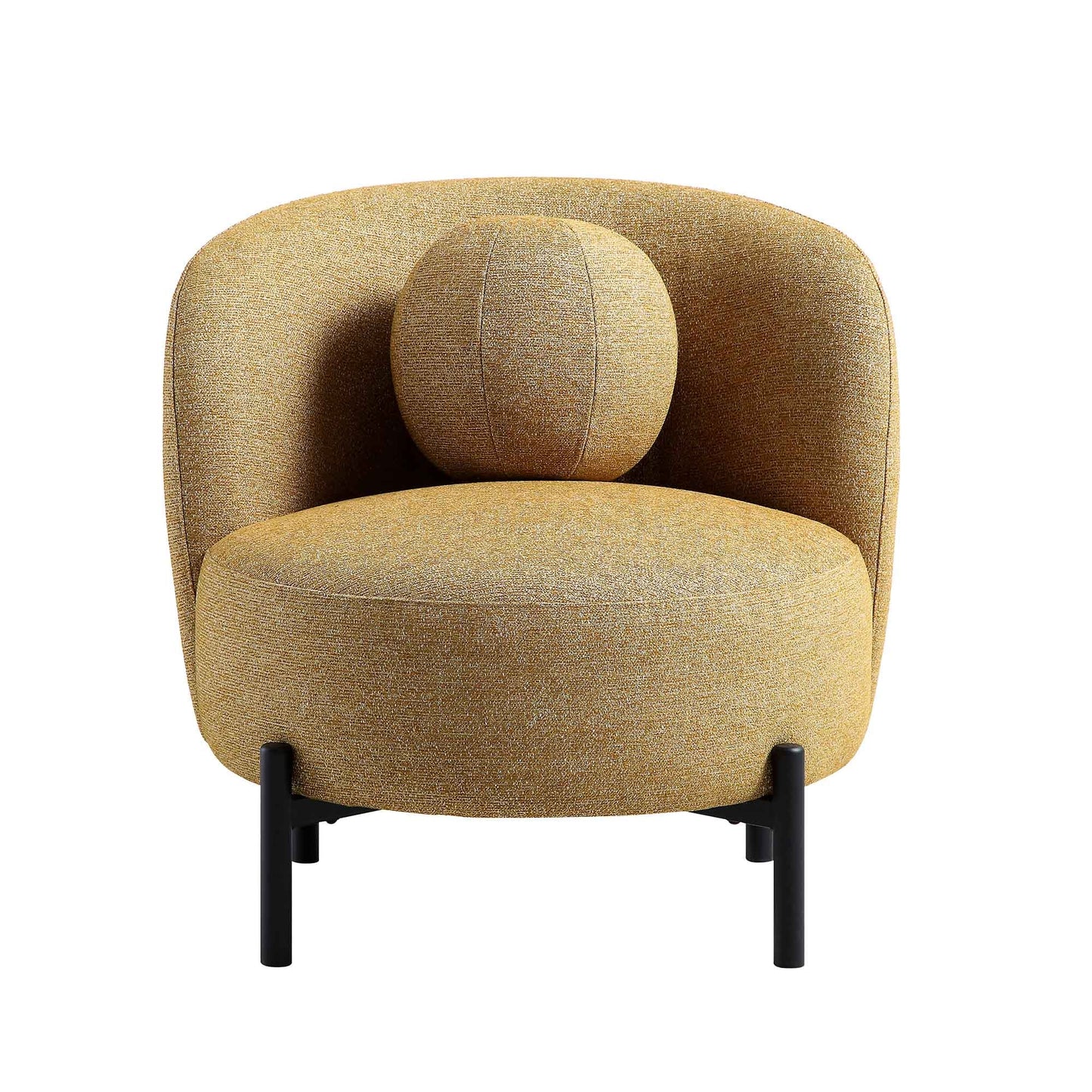 Curved Accent Chair