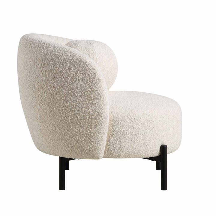 Curved Accent Chair
