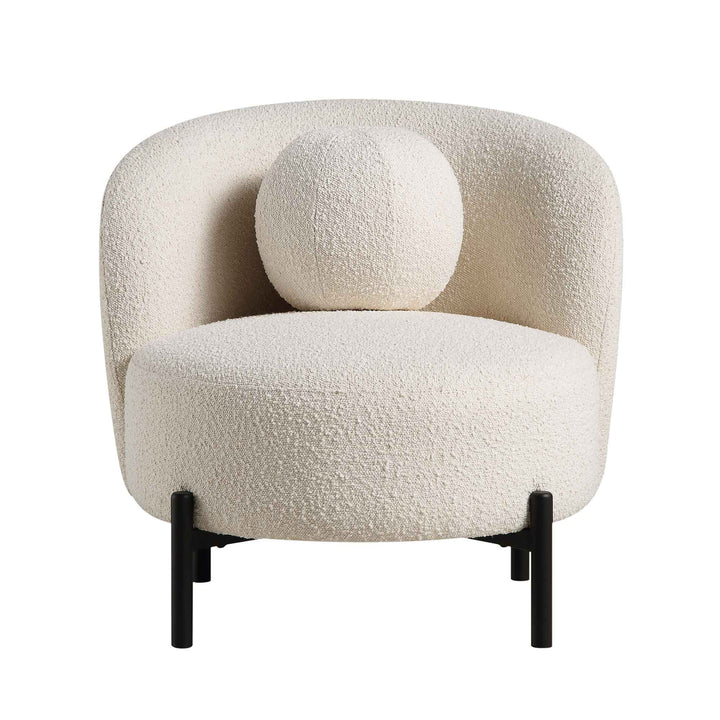 Curved Accent Chair