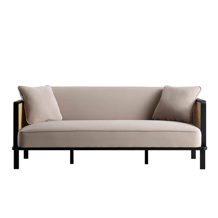 Sofa Bed With Cane Frame