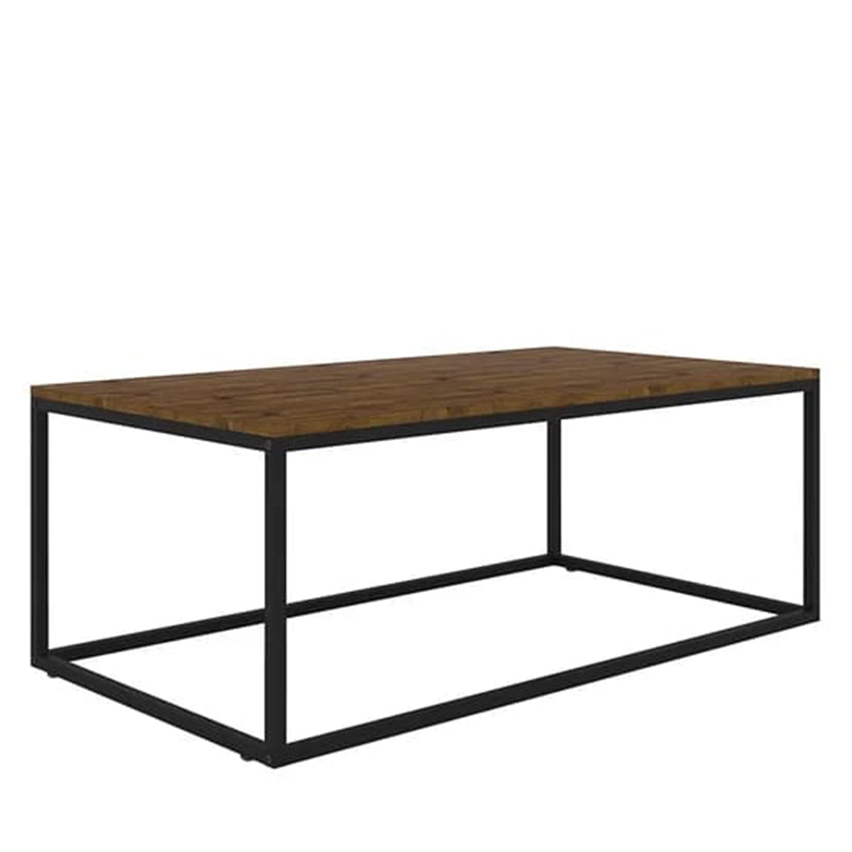Rectangular Coffee Table with Wooden Top