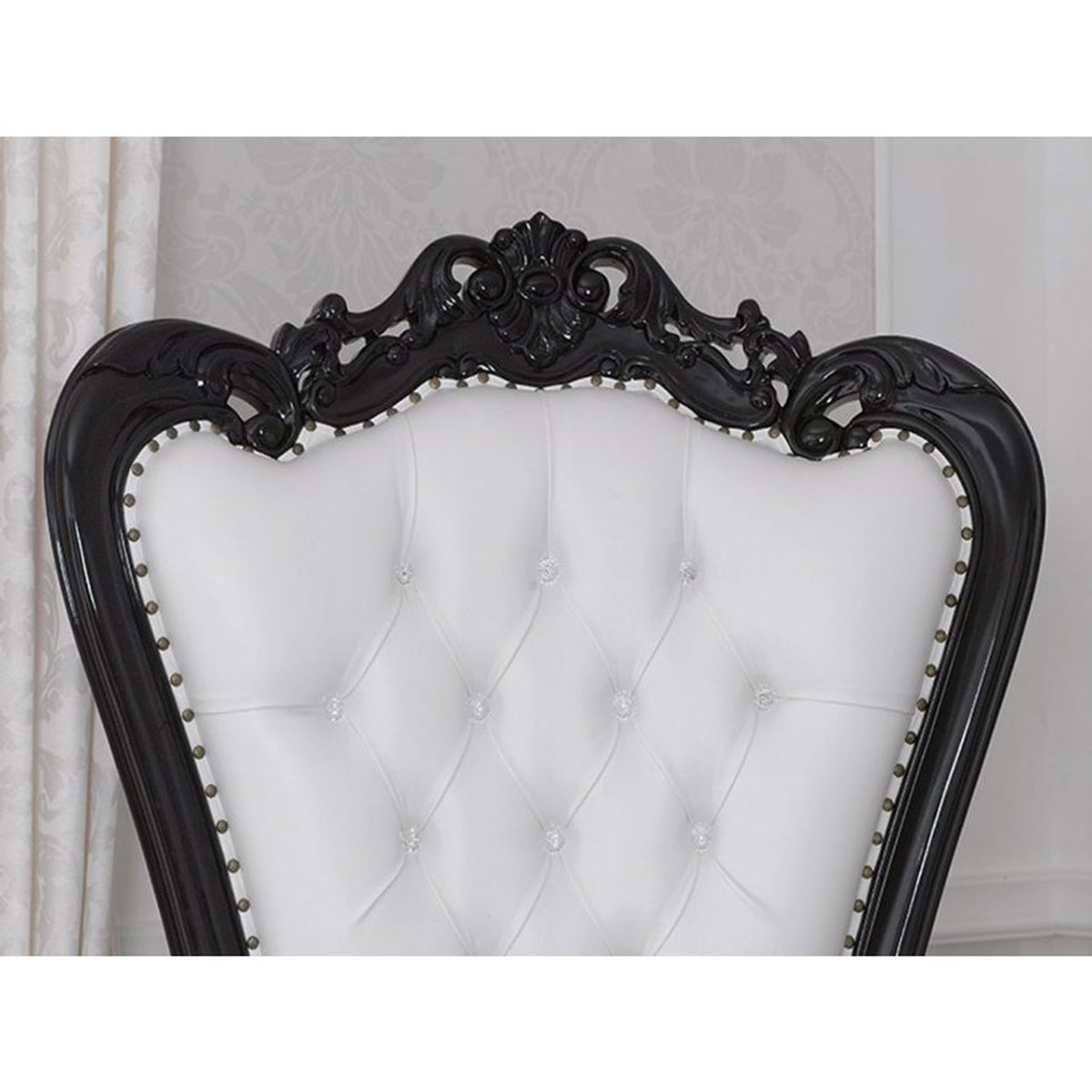 Rococo Carved French Tufted Sofa