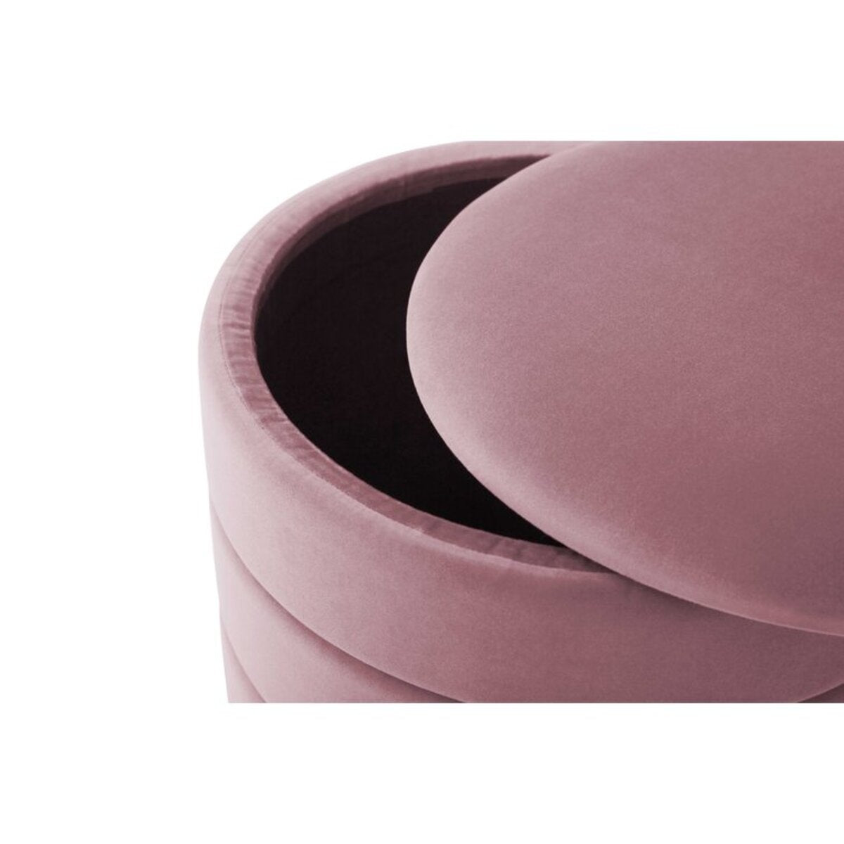 Set Of 2 Stools With Soft Fabric