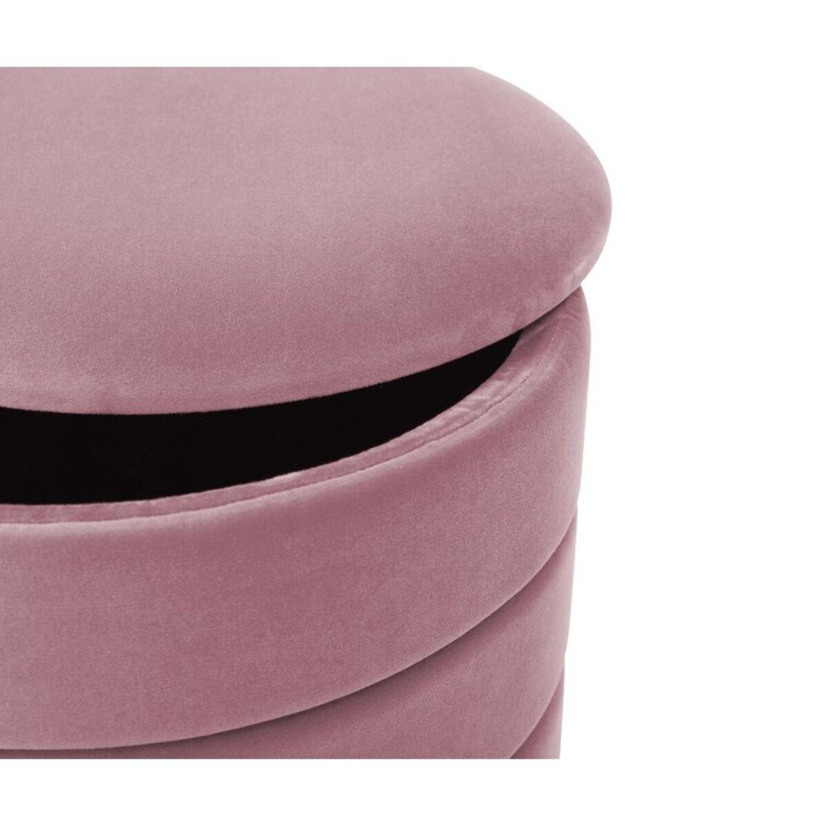 Set Of 2 Stools With Soft Fabric