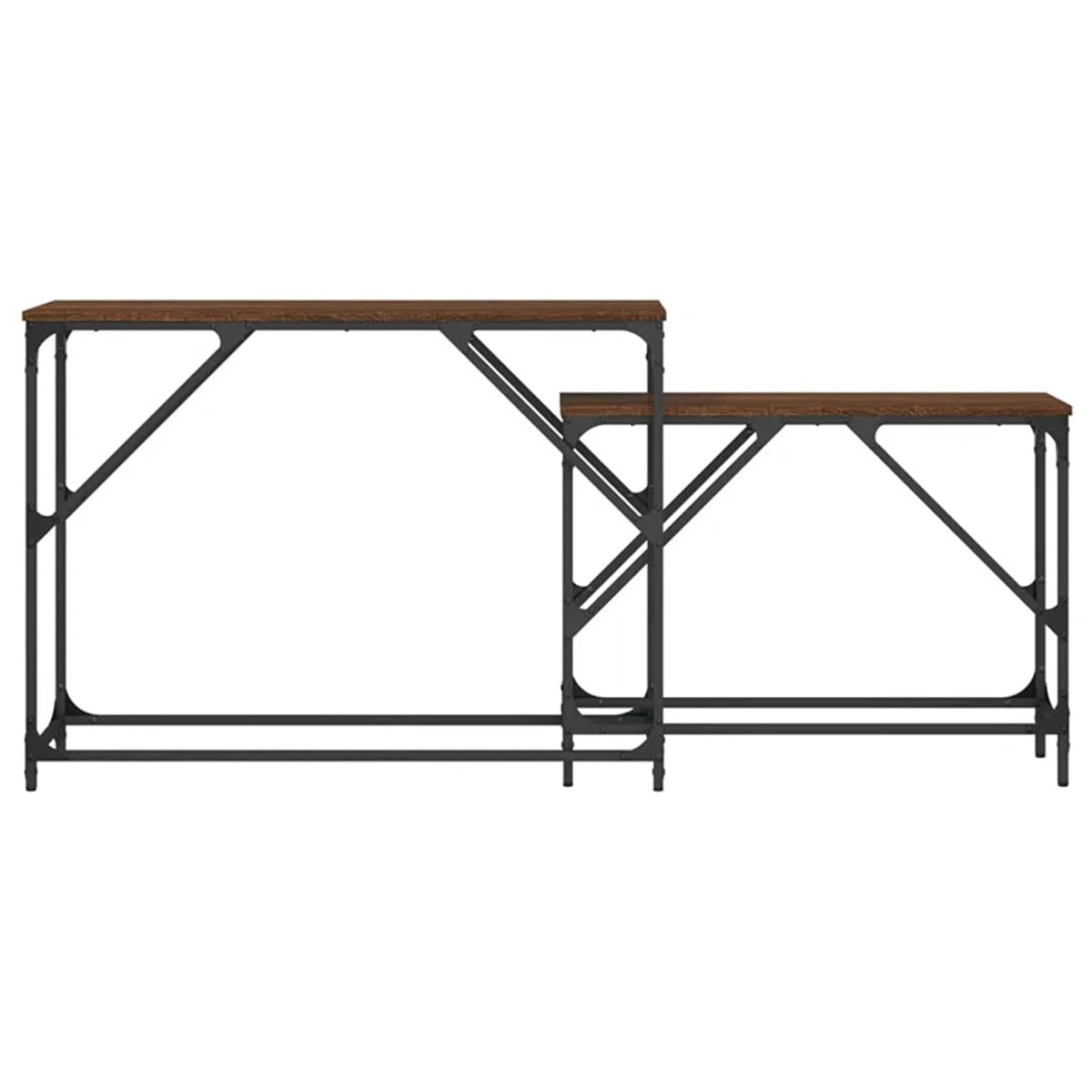 Set of Two Nesting Console Tables