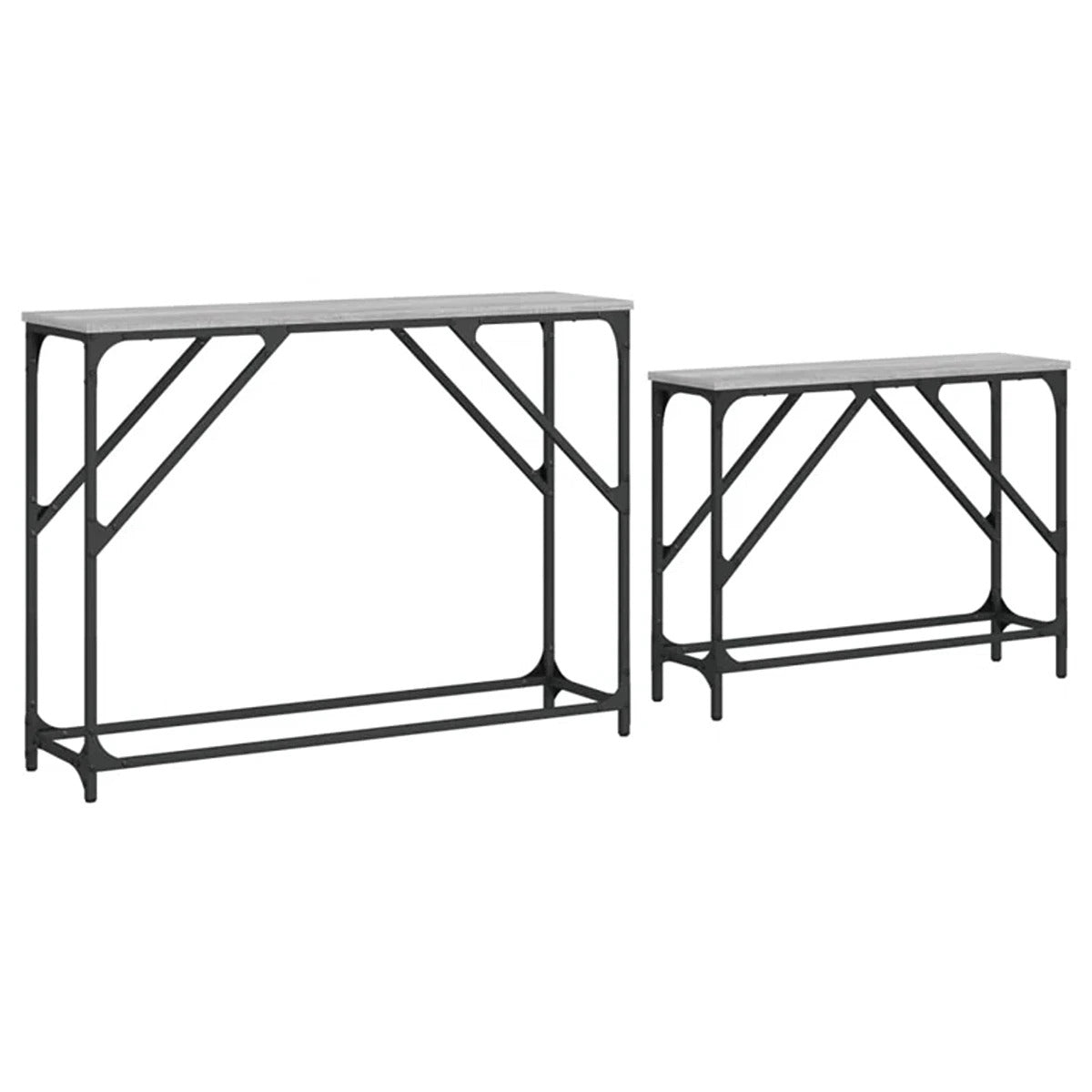 Set of Two Nesting Console Tables