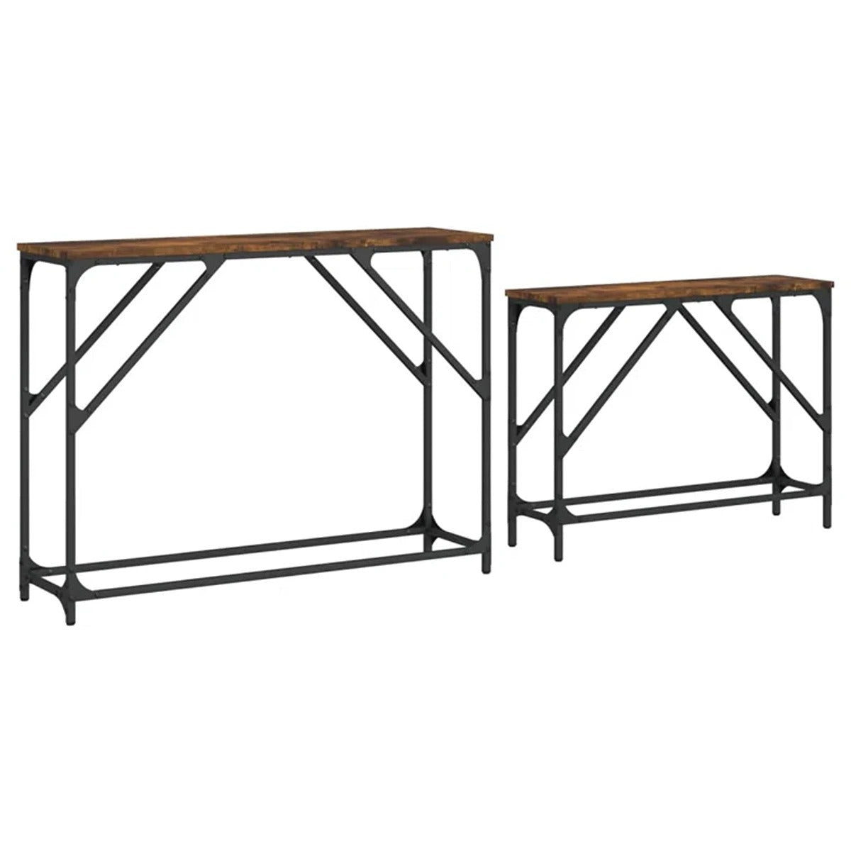 Set of Two Nesting Console Tables