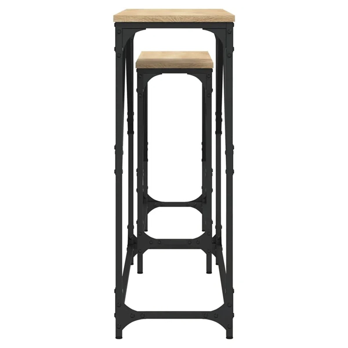 Set of Two Nesting Console Tables