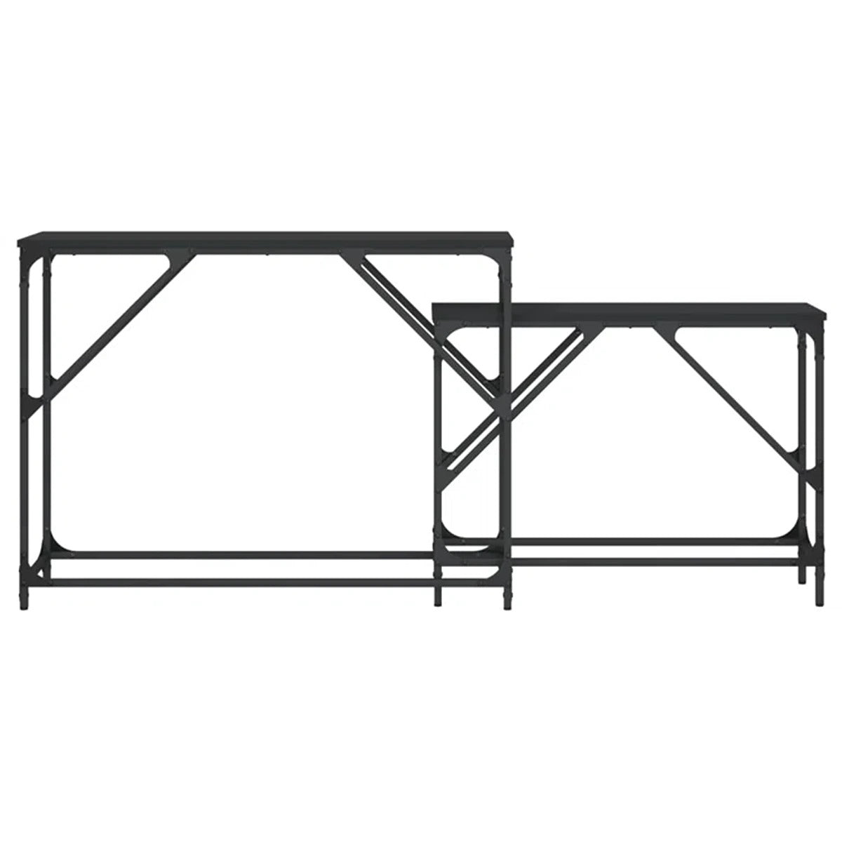 Set of Two Nesting Console Tables