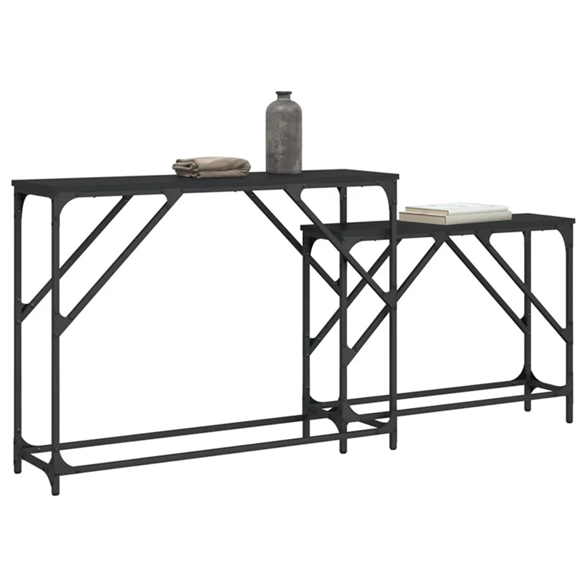 Set of Two Nesting Console Tables