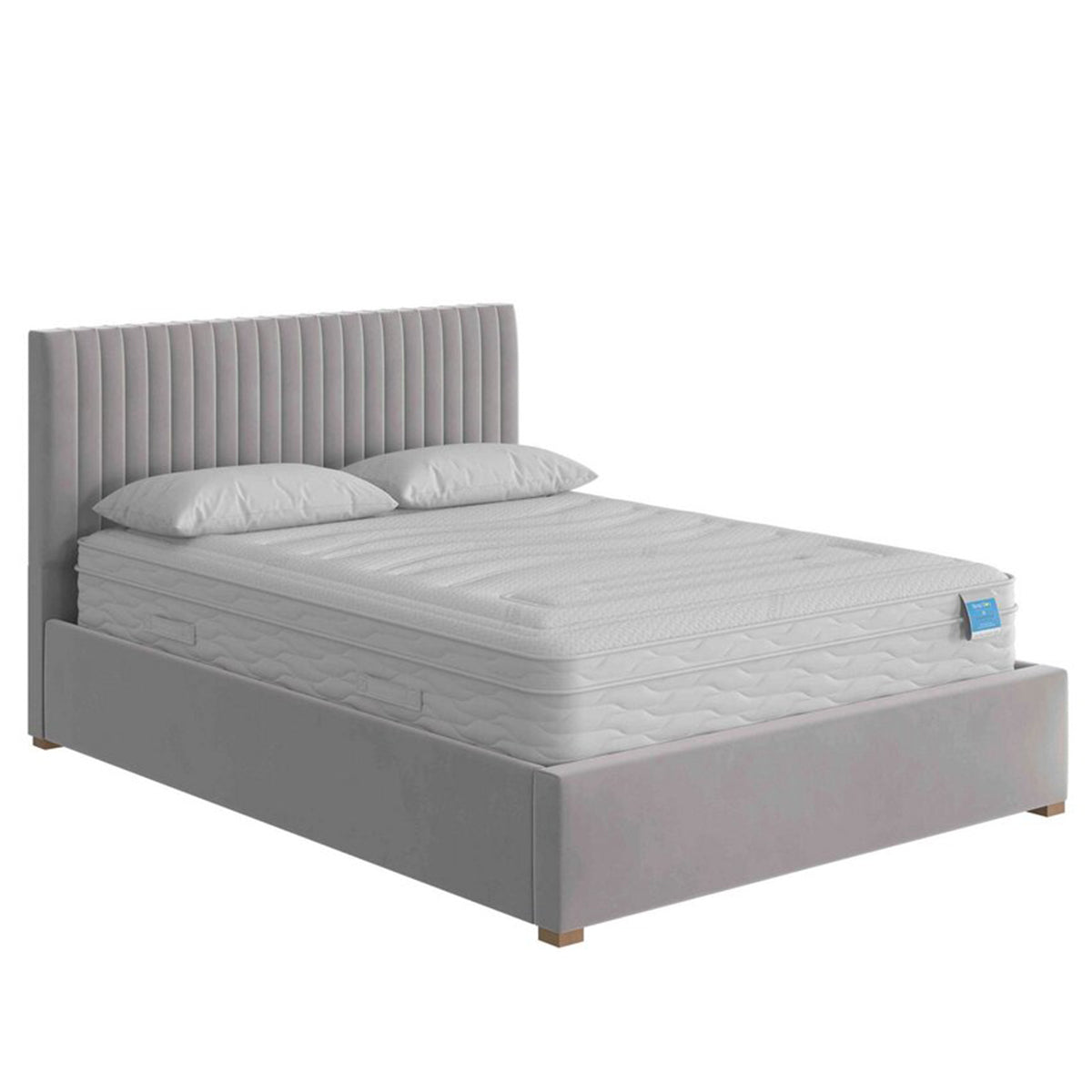 Sleek Bed Frame With Storage And Headboard