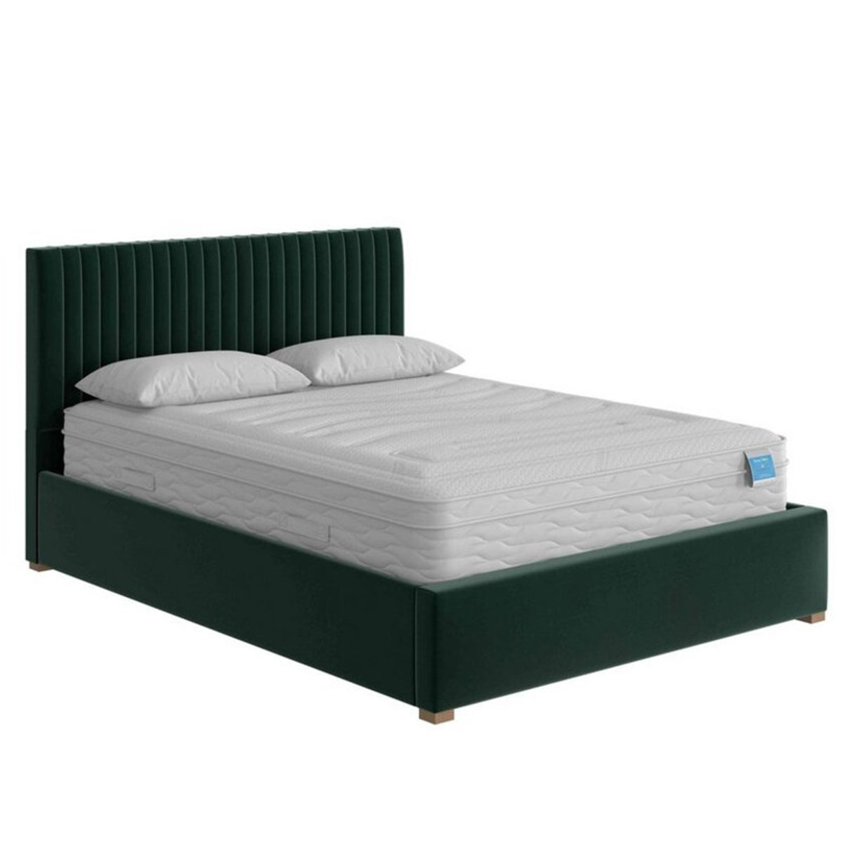 Sleek Bed Frame With Storage And Headboard