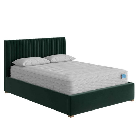 Sleek Bed Frame With Storage And Headboard