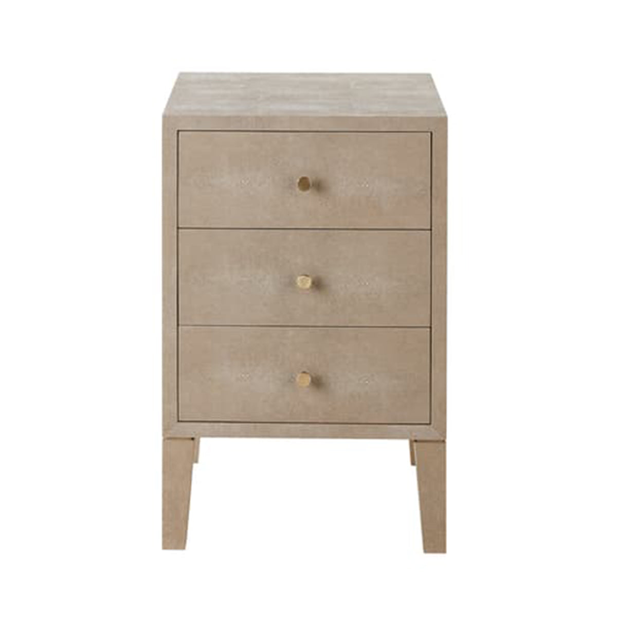 Slim Georgia Bedside Table In Cream